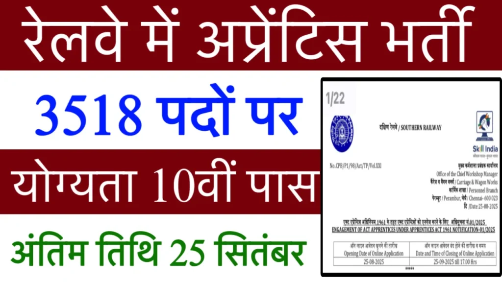 RRC SR Apprentice Recruitment